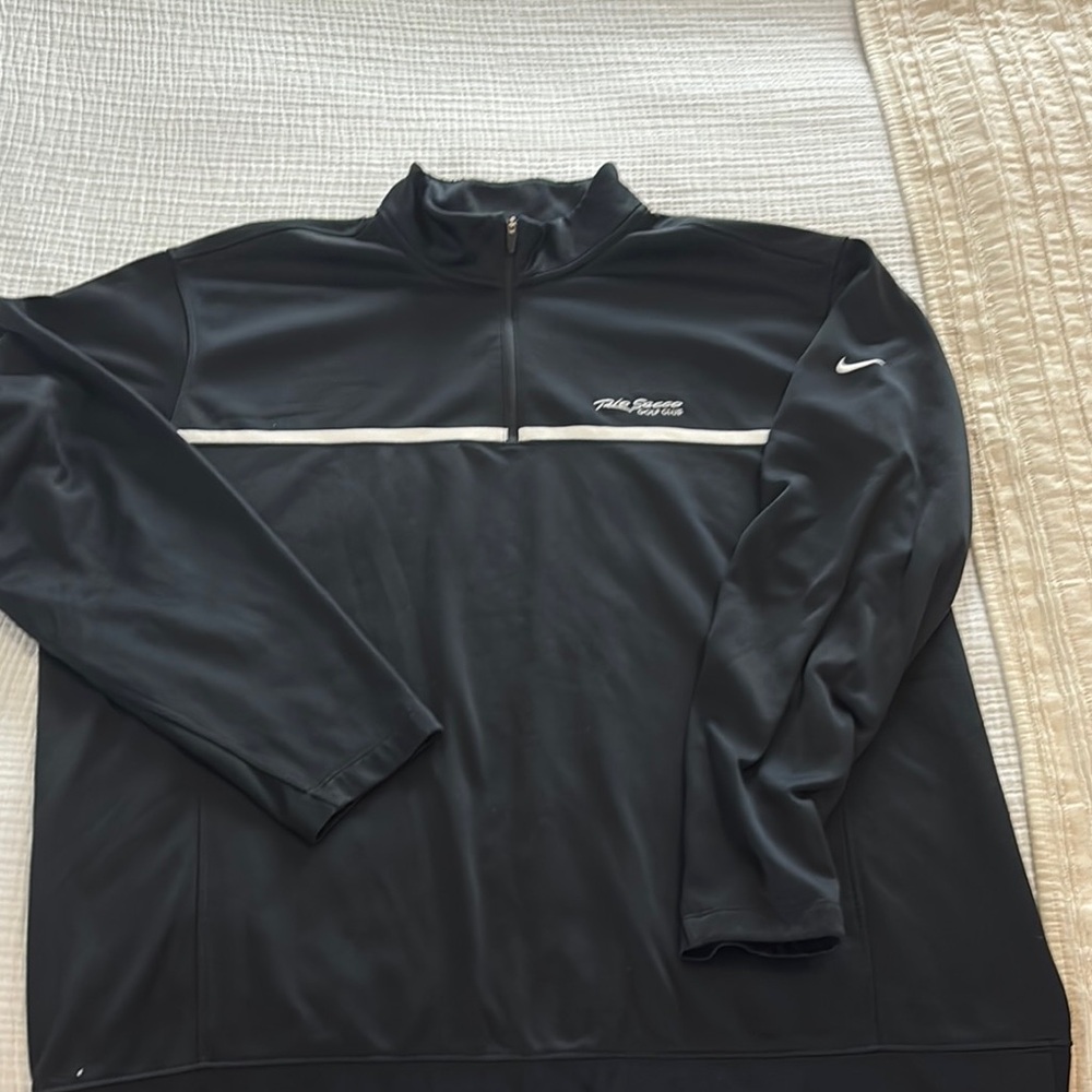 Nike Golf Black Quarter Zip Men's Jacket